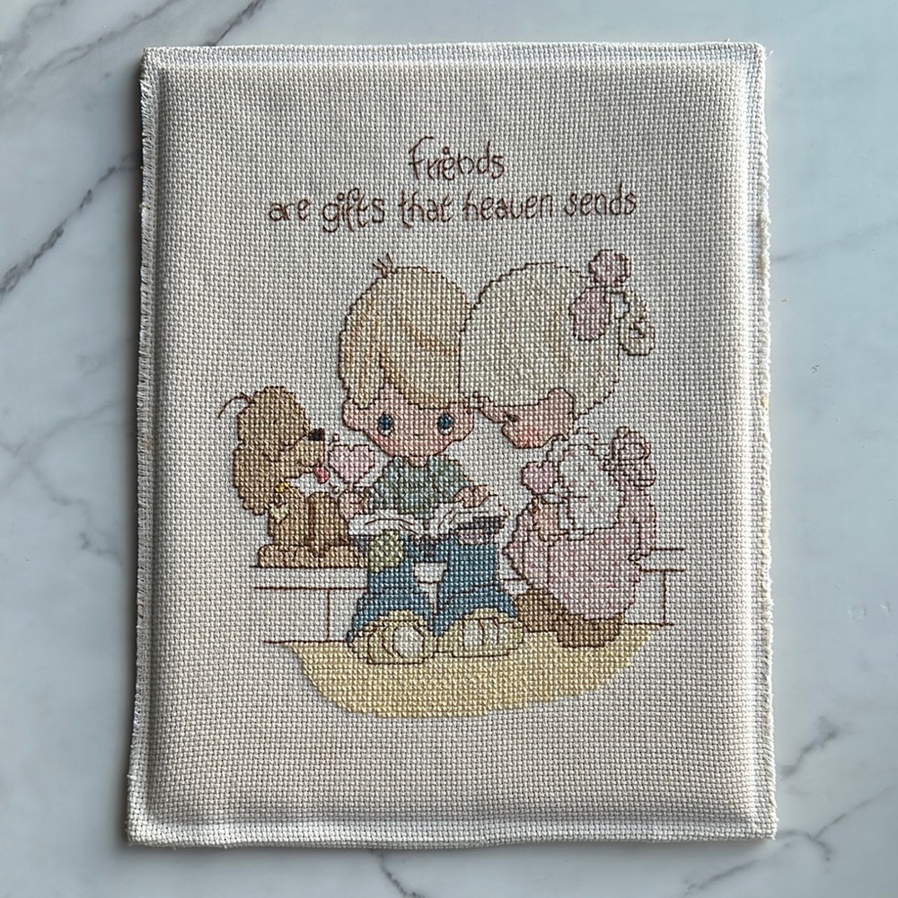 Precious Moments Handcrafted Embroidered Wall Art